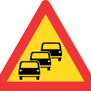 TW355 - Temporary Congestion Road Sign