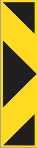 TW401 - Temporary Danger Plate Road Sign