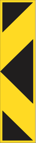 TW402 - Temporary Danger Plate Road Sign