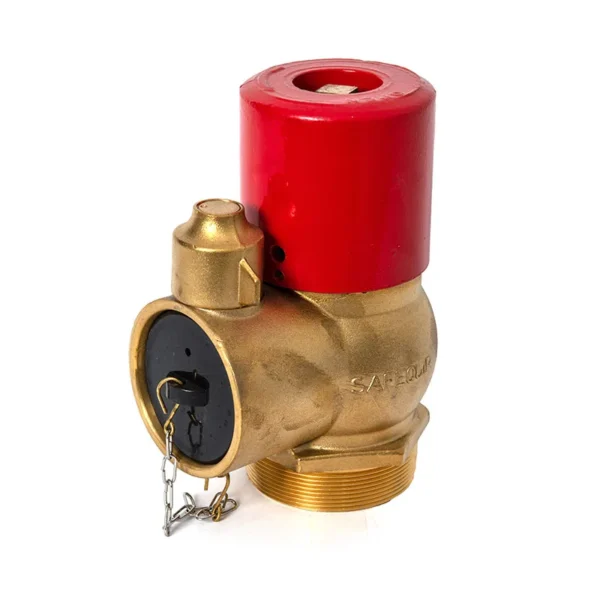 Tamper proof 8cm Inlet and 6.5cm Outlet Brass