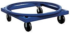 Vestil C-Fc-40 Steel Pallet And Container Transporter With Carousel 4000 Lb. Capacity, Blue