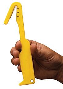 Vestil Cut-2 Plastic Cutter For Thick Material 8" X 1/4" X 1-7/8", Yellow