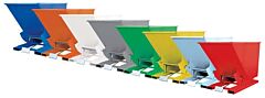 Vestil D-25-Md-Grn-T Steel Medium Duty Self Dumping Hopper 1/4 Cubic Yard 4000 Lb. Capacity, Green