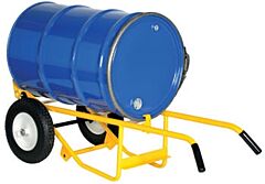 Vestil Dcht-1-Ff Steel Multi Purpose Drum And Hand Truck 28-7/8" X 26-3/4" X 59-7/8" 750 Lb. Capacity, Yellow