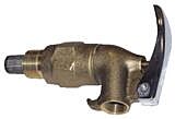 Vestil Dft-Rigid Brass Non Manual Drum Faucet With Lockable Handle 3/4" Bung