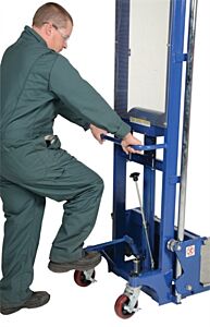 Vestil Hyd-10 Steel Portable Foot Pump Hefti-Lift 41" X 69" 880 Lb. Capacity, Blue