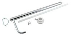 Vestil Pail-Pst Steel Piston Pail Pump 1" Bung 8-5/16" X 2-7/16" X 62-1/2" Silver