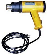 Vestil Sh-Gun-E Plastic Electric Shrink Wrap Heat Gun 60" Cord Length, Black