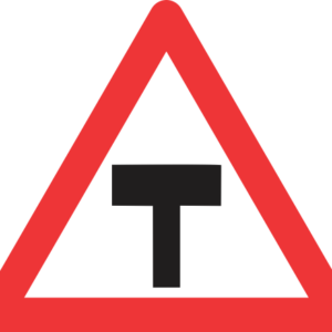 W104 - T-Junction Road Sign