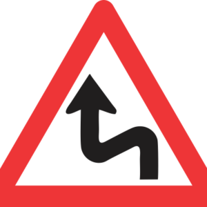 W211 - Combined Curves (Left-Right) Road Sign