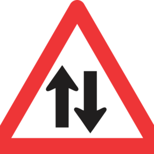 W212 - Two-Way Traffic Road Sign