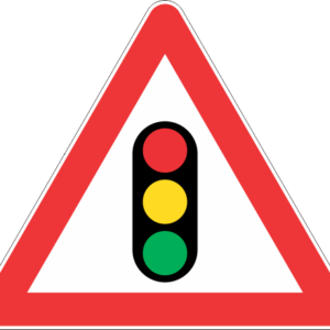 W301 - Traffic Signals Ahead Road Sign