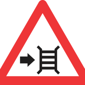 W315 - Motor Gate (Right) Road Sign