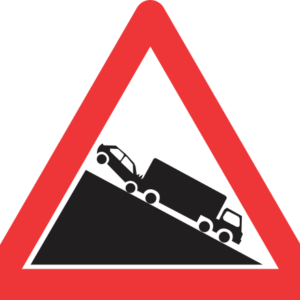 W324 - Slow Moving Heavy Vehicle Road Sign