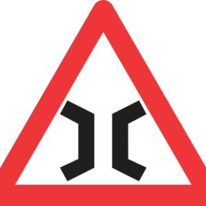 W326 - Narrow Bridge Road Sign