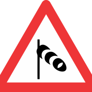 W349 - Crosswinds Road Sign