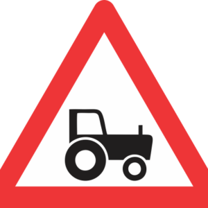 W352 - Agricultural Vehicles Road Sign