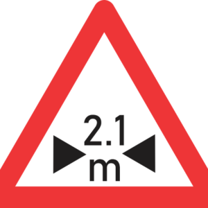 W360 - Width Restriction Road Sign