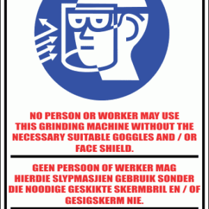 WF27 - Grinder Usage Sign
