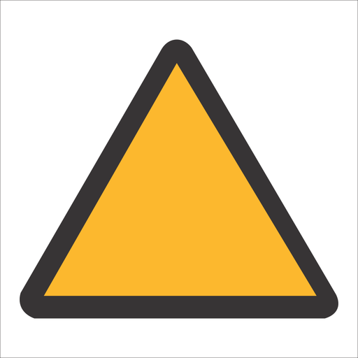 WW1 General warning of hazard 190x190mm