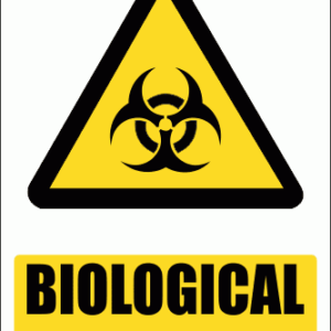 WW11E - Biological Hazard Explanatory Safety Sign