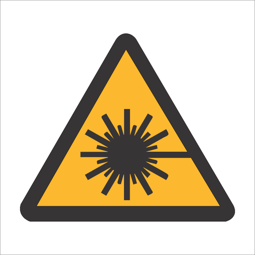 WW12 Lazer Hazard 190x190mm