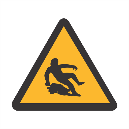 WW16 Slippery Walking Surface 190x190mm