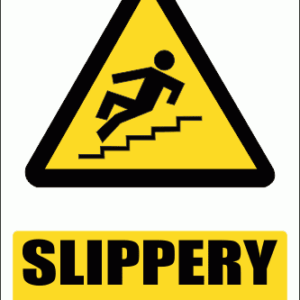 WW22E - Slippery Steps Explanatory Safety Sign