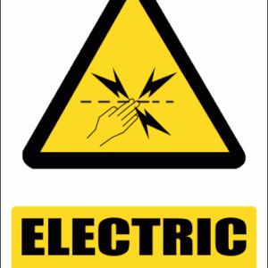 WW29E - Electric Fence Explanatory Safety Sign