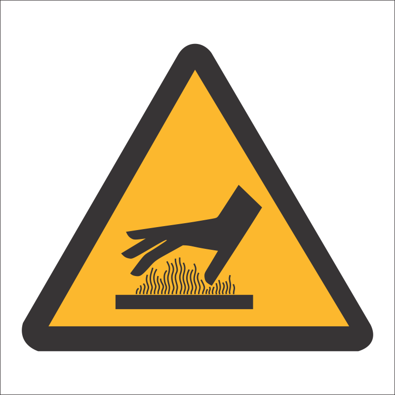 HZ7 - Hot Surface Safety Sign