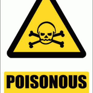 WW5E - Poisonous Substance Hazard Explanatory Safety Sign