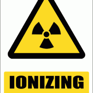 WW6E - Ionizing Hazard Explanatory Safety Sign