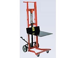 Wesco Dpl-40-1620 Four Wheeled Hydraulic Steel Pedalift, 750 Lb. Capacity