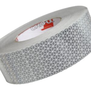 White Reflective Vehicle Conspicuity Tape (Prismatic)