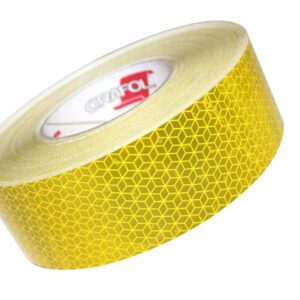 Yellow Reflective Vehicle Conspicuity Tape (Prismatic)