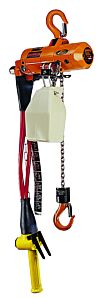 Vestil Ach-50 Steel Air Powered Chain Hoist 10 Ft. 500 Lb. Capacity, Orange