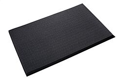 Crown Matting Azr7824Bkc Alleviator Anti-Fatigue Mat 2' Wide, Custom Length, Black