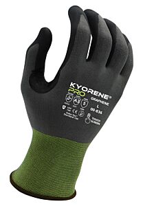 Armor Guys 00-836-S Cut Resistant Gloves, 100D Gray Kyorene Pro Liner With Black Hct Nano-Foam Nitrile Palm Coating, Ansi A3, Size Small