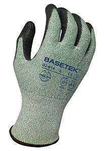 Armor Guys 02-014-2X Cut Resistant Gloves, Green Hdpe Liner With Black Pu Palm Coating, Ansi A4, Size 2X-Large
