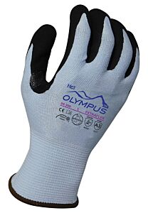 Armor Guys 04-300-M Gloves, 13 Gauge, Extraflex? Cut Resistant Light Blue Liner With Nitrile Palm Coating And Nitrile Reinforced Thumb Crotch, Ansi A3, Size Medium