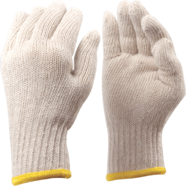 Taiwan Crochet Un-Bleached Lined Glove