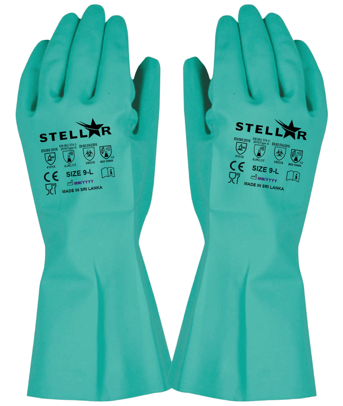 Green Nitrile Glove