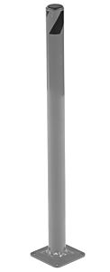 Vestil Bol-24-2-Gysg Steel Pipe Safety Bollard 24" X 1-3/4" Gray Semi Gloss