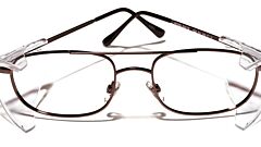 Bolle 40230 B708/Sml Safety Glasses Gun Metal Temple, Riveted Side Shields