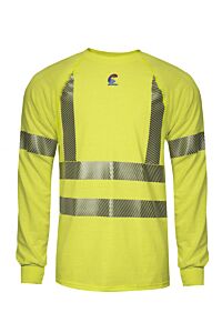 Drifire Bstjtrlsc3Xlt Fr Control 2.0 Long Sleeve T-Shirt Class 3, Yellow, Size X-Large/Tall
