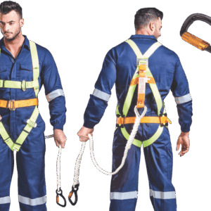 Safety Harness Single Lanyard & Carabine Hook
