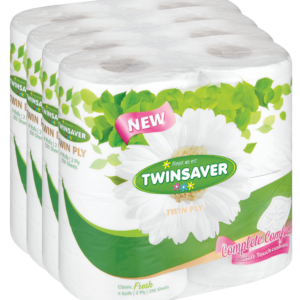 Twinsaver 2Ply Virgin Toilet Tissue 350 Sheets 48'S