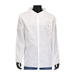 Pip C3817/Xl Posiwear M3 White Shirt Snap Front Closure, Size X-Large