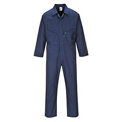 Portwest C813 Liverpool Zipper Coveralls, Navy, Size Large