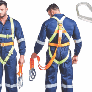 Safety Harness Double Lanyard & Scaffold Hooks